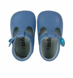 T-bat pram shoes in blue