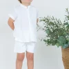 White bermuda