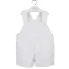 White short romper