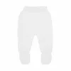 White thick knit baby leggings
