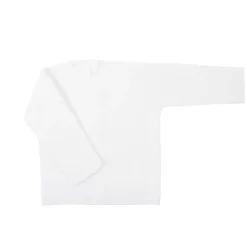 White thick knit sweater for babies